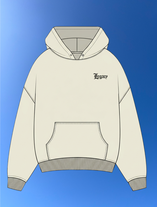 Message Hoodie White